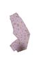 Lila Flower Patterned 100% Cotton Twill Fabric Girls' Pajama Set - 6