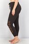 Women Graphic Print Pyjama Pants, Black and Orange - 4