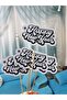 Happy New Year Toothpick Cake Topper Black White Cardboard Glossy 9 cm 16 Pieces