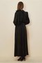 Belted Scarf Detail Dress 46105 - 4