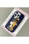 iPhone 16 Pro Max Compatible Blue Leather Texture Silicone Protects Camera Shock-Absorbing Case Cartoon - 2