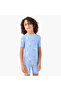 All-Over Seagull Print Swimsuit with Raglan Sleeves and Zip Closure