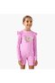 Butterfly Embellished Swimsuit with Skirt - 5