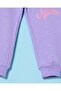 Infant Girls Lilac Printed Track Pants - 4