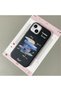 iPhone 15 Compatible Black Leather Textured Silicone Protects Camera Shock-Absorbing Case - 3