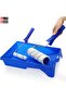 Plastic Paint Tray 4 Inch Blue for Rollers & Brushes, DIY Painting Tool - 3