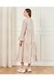 Senior Girls Beige Printed Maxi Dress - 3