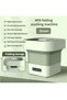 10L Foldable Portable Washer, Deep Cleaning for Small Items Suitable for Apartments