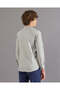 Senior Boys Grey Mandrain Collar Kurta Shirt - 3