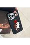 iPhone 15 Compatible Blue Leather Textured Silicone Protects Camera Shock-Absorbing Case Hedgehog - 5