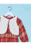 Infant Girls Red And White Dress With Jacket (2 Piece) - 8