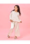 Girls Gold Satin Wide Leg Pants - 2