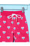 Infant Girls Pink Heart Print Active Pants - 2
