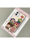 iPhone 12/12 Pro Compatible White Leather Texture Silicone Protects Camera Shock-Absorbing Case Cartoon - 2