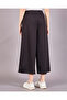 Women Black Culotte Wideleg Pants - 3