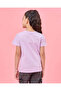 Girls Lilac Love Placement Print T-Shirt - 3