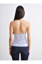 Soulife grey halter neck ruched blouse - 4