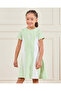 Girls Green Cut And Sew Interlock Dress