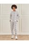Senior Girls White Printed Track Pants - 2