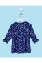 Infant Girls Navy Floral Print Dress - 5