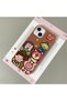 iPhone 15 Compatible Brown Leather Texture Silicone Protects Camera Shock-Absorbing Case Cartoon - 3