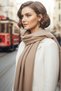 Women's Soft Textured Four Seasons Wearable Vegan Pashmina Shawl Scarf