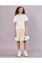Senor Girls Beige Pleated Skirt - 2