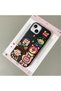 iPhone 14 Plus/15 Plus Compatible Black Leather Texture Silicone Protects Camera Shock-Absorbing Case Cartoon - 2