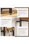 Bookshelf 5 Tier with 4 Hooks,165cm Industrial Wooden Bookcase with Open Shelves Metal Frame - 2