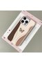 iPhone 14 Pro Max Compatible White Leather Textured Silicone Protects Camera Shock-Absorbing Case Butterfly - 2