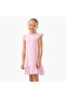 Printed Sleeveless Night Dress with Flounce Hem - Set of 2 - 3