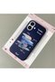 iPhone 16 Compatible Blue Leather Textured Silicone Protects Camera Shock-Absorbing Case - 2