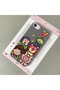 iPhone 7/8/Se 2020 2022 Compatible Gray Leather Texture Silicone Protects Camera Shock Absorbing Case Cartoon - 3