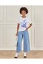 Senior Girls White Printed T-Shirt - 2