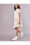 Senor Girls Beige Pleated Skirt - 5