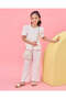 Girls White Wideleg Casual Trouser - 5