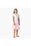 Schiffli Detail A-Line Skirt with Elasticated Waistband - 2