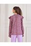 Senior Girls Burgundy Printed Blouse - 3