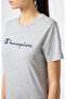 Script Shop Short-Sleeve Tee Gray Women's T-Shirt - 118428-Em021 - 4