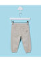 Infant Boys Beige Knit Denim Jogger Jeans - 4