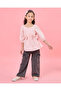 Girls Pink Bow Embellished Blouse - 2