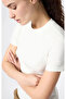 Elevated Basics Short-Sleeve Tee White Women's T-Shirt - 118080-Ww049 - 3