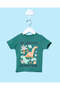 Infant Boys Green Dino Print Casual Set (2 Piece) - 2