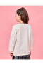 Girls Cream Embellished Sweatshirt - 3