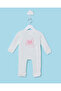 Baby Pink Printed Romper Suit (2 Piece) - 3