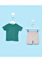 Infant Boys Green Dino Print Casual Set (2 Piece) - 6