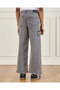 Senior Girls Grey Cargo Jeans - 3
