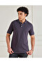Men Charcoal Plain Classic Polo Shirt