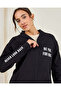 Women Black Hooded Active Sweatshirt - 4