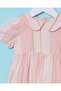 Infant Girls Pink Striped Dress - 2